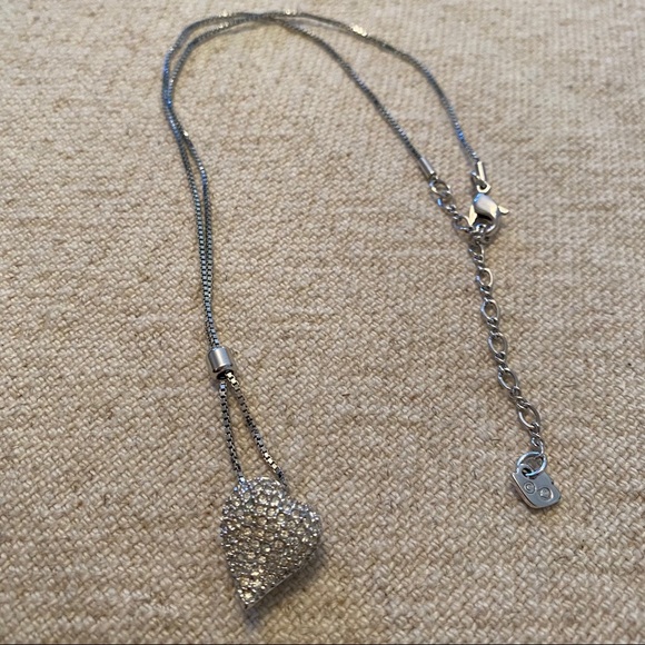 SWAROVSKI Adjustable Heart Pendant Necklace - Picture 1 of 4